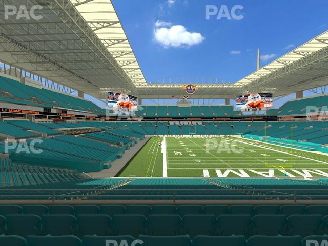 Hard Rock Stadium - Section 234 Seat View Hard Rock Stadium - Section 234 Seat View