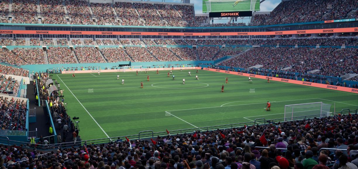 Hard Rock Stadium - Section 235 Seat View