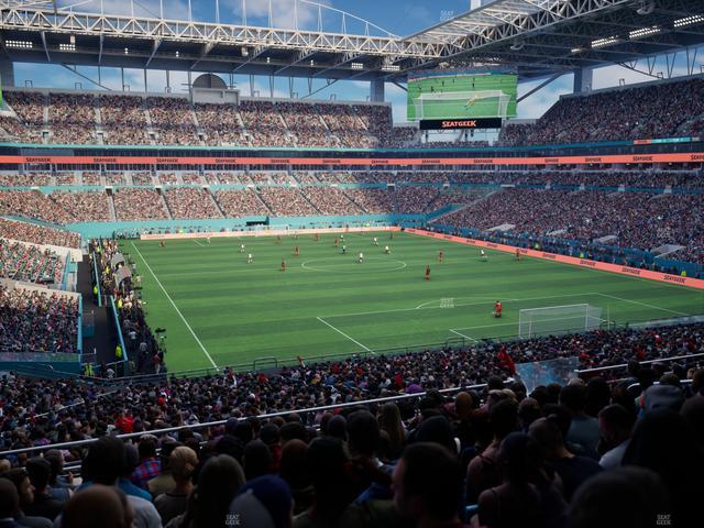 Hard Rock Stadium - Section 235 Seat View Hard Rock Stadium - Section 235 Seat View