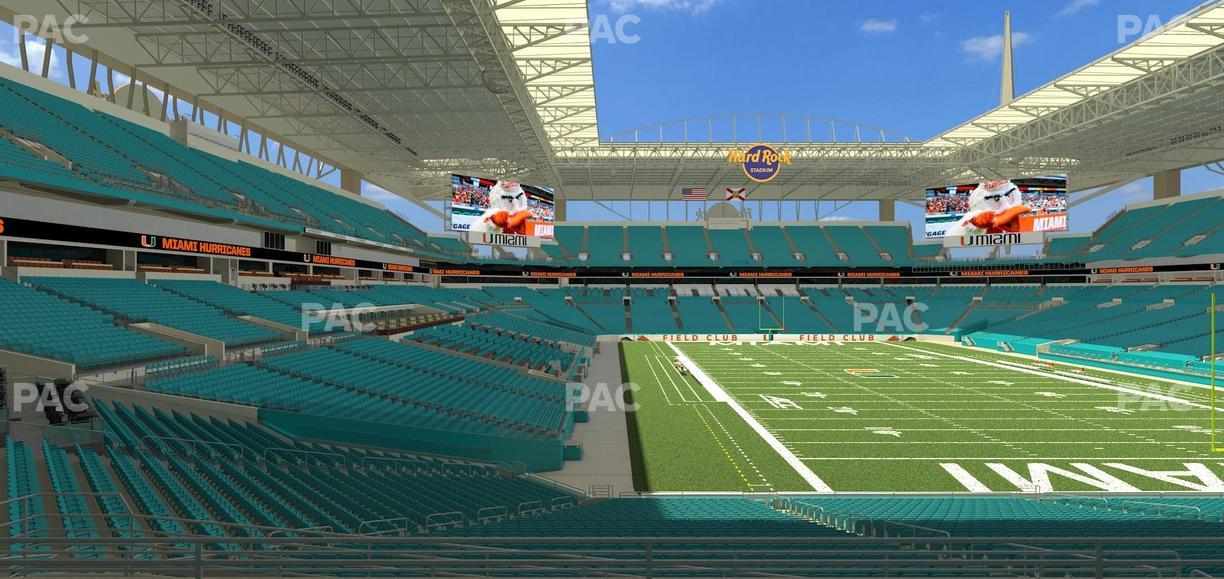 Hard Rock Stadium - Section 235 Seat View