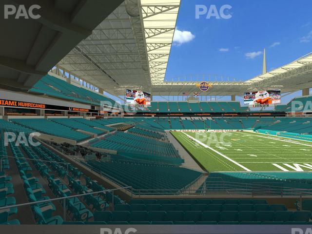 Hard Rock Stadium - Section 236 Seat View Hard Rock Stadium - Section 236 Seat View