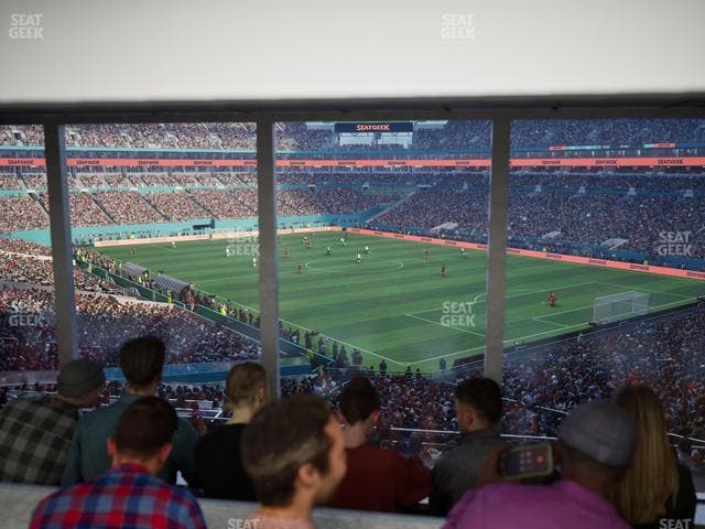 Hard Rock Stadium - Section 238 Corner Club Seat View