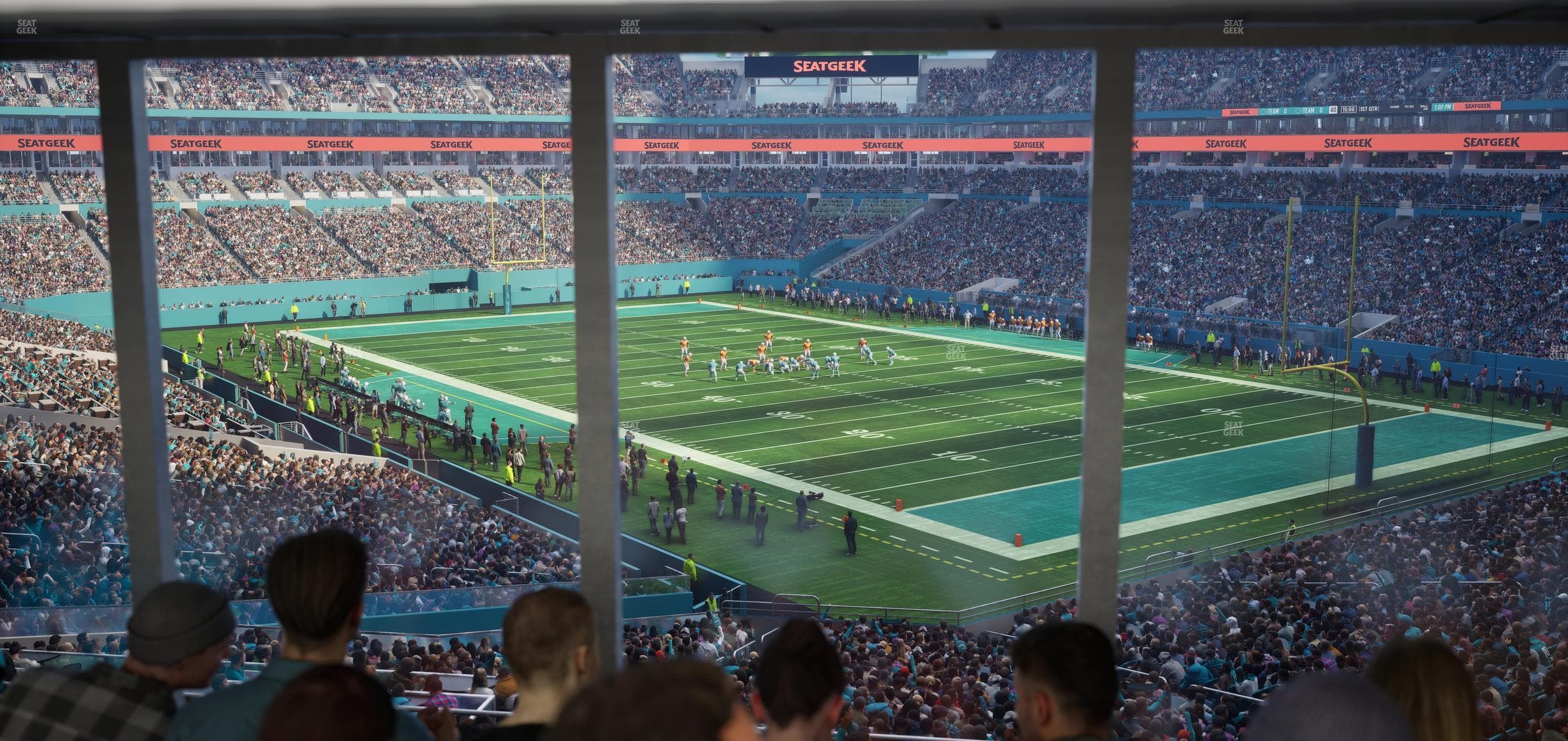 Hard Rock Stadium - Section 238 Corner Club Seat View