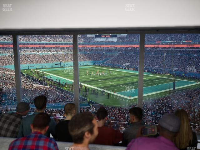 Hard Rock Stadium - Section 238 Corner Club Seat View