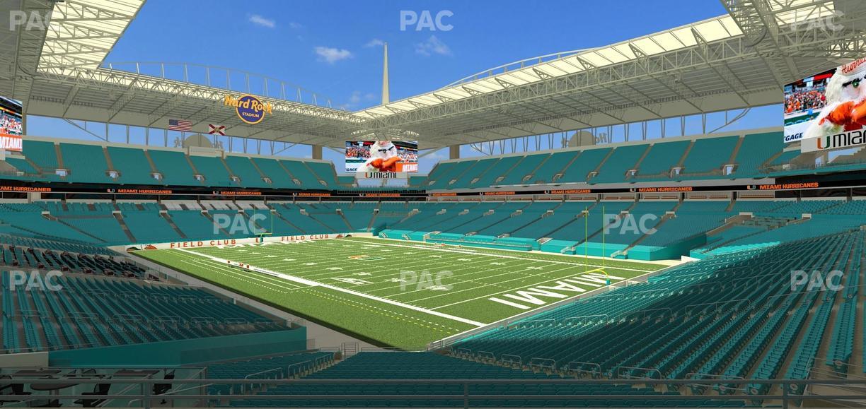 Hard Rock Stadium - Section 238 Seat View