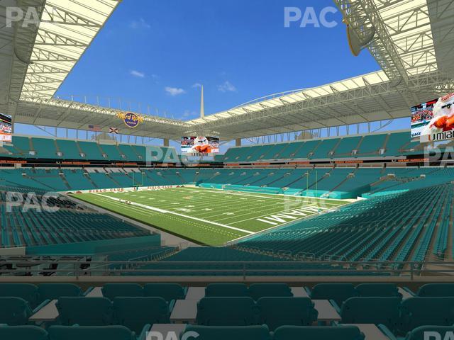 Hard Rock Stadium - Section 238 Seat View Hard Rock Stadium - Section 238 Seat View