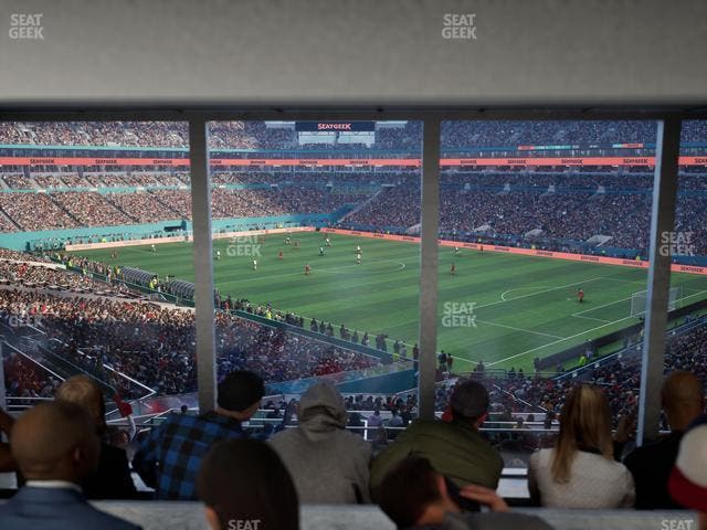 Hard Rock Stadium - Section 239 Corner Club Seat View