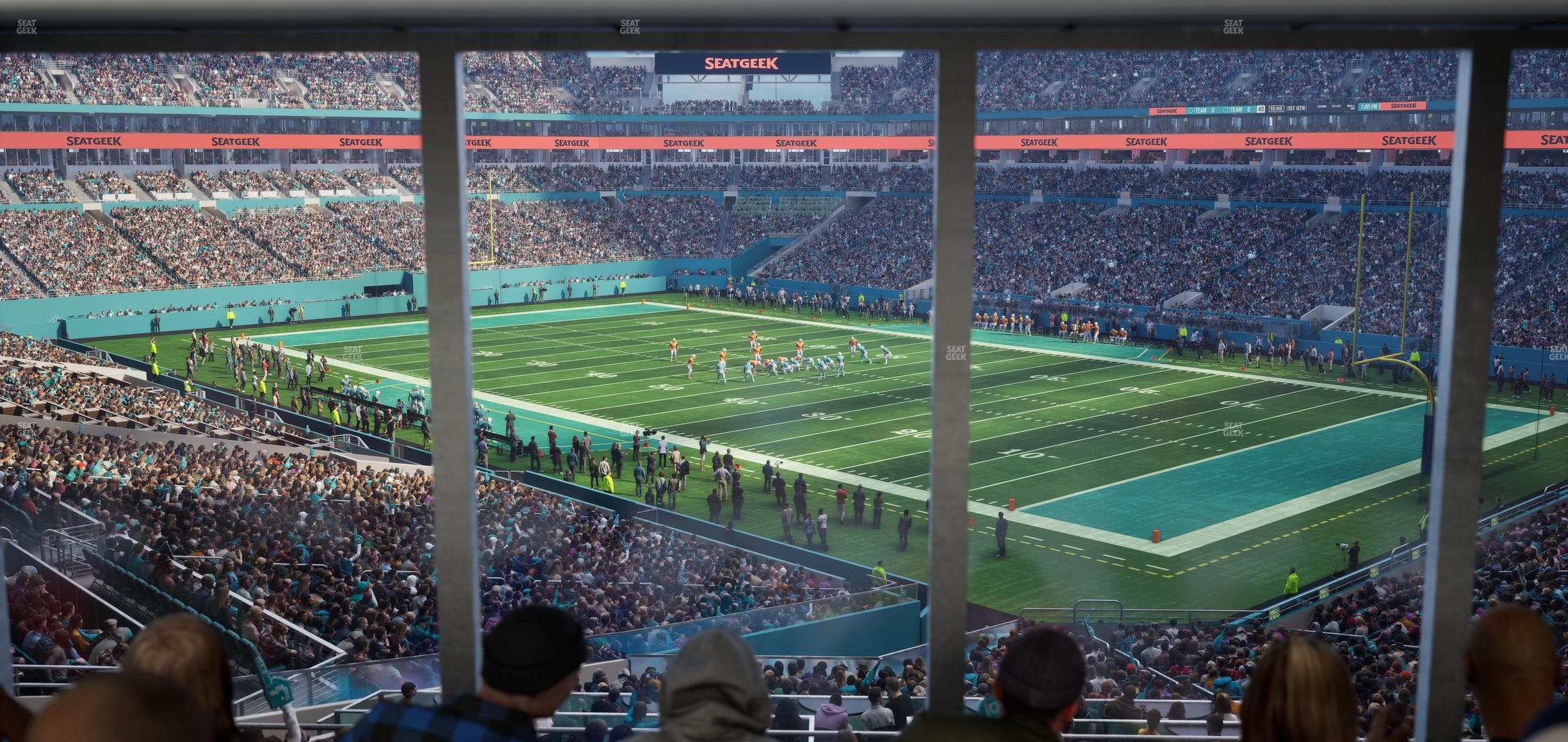 Hard Rock Stadium - Section 239 Corner Club Seat View