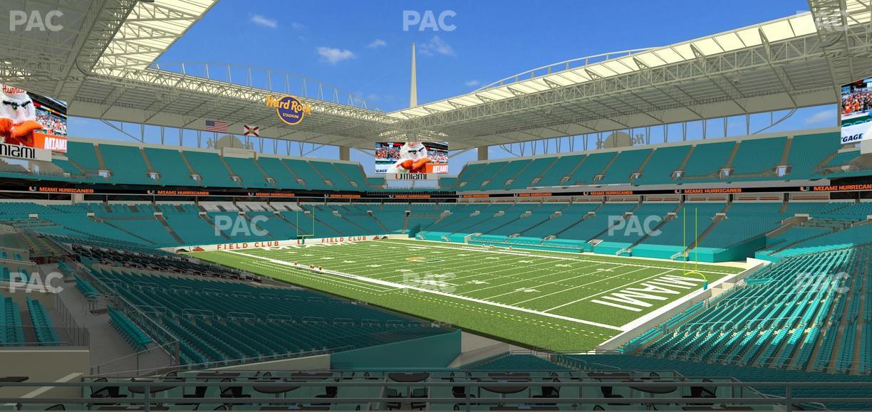 Hard Rock Stadium - Section 239 Seat View