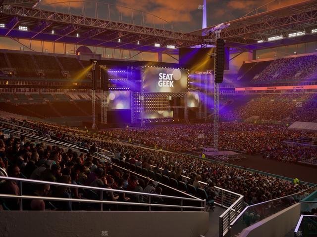 Hard Rock Stadium - Section 240 Seat View