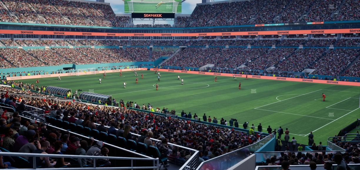 Hard Rock Stadium - Section 240 Seat View