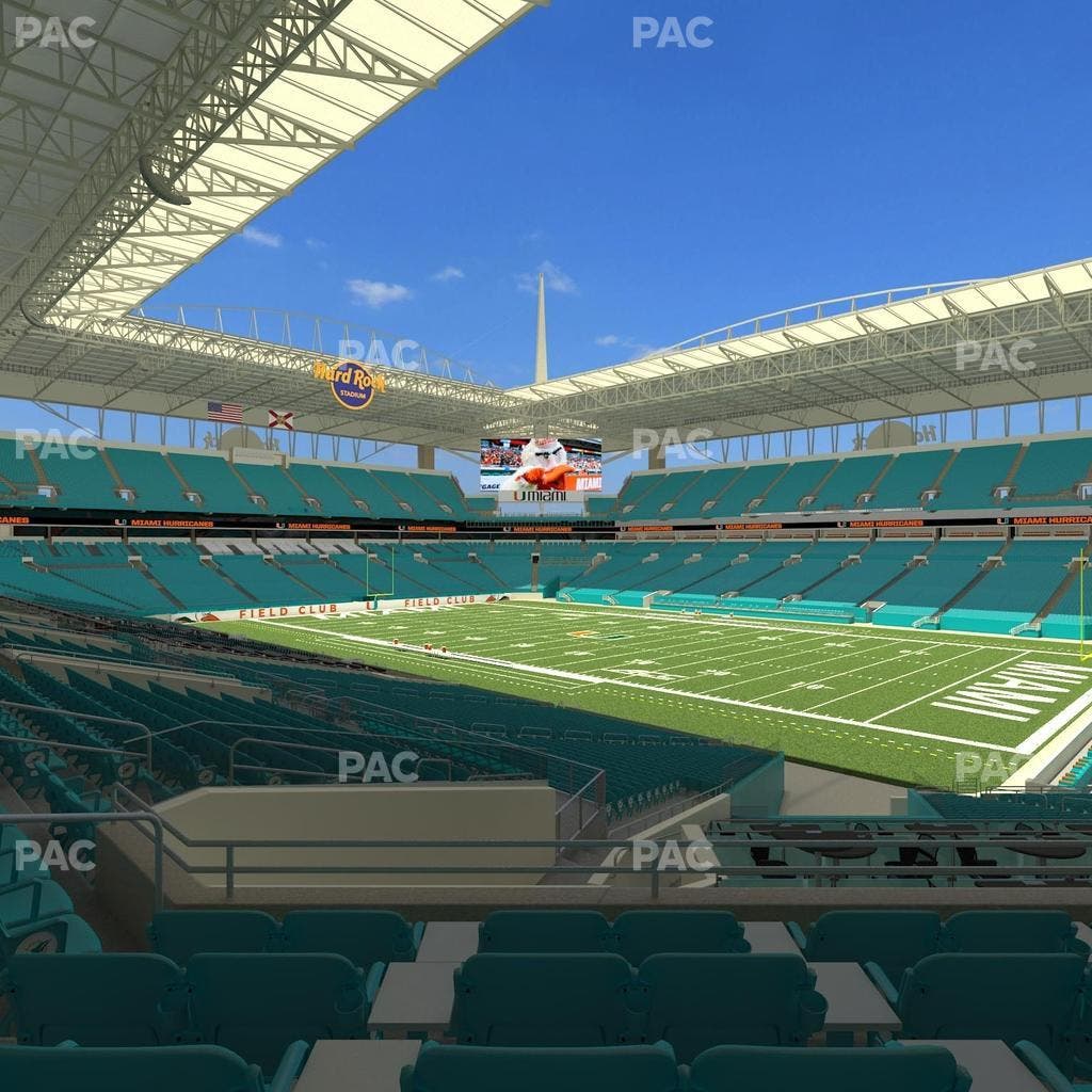 Hard Rock Stadium - Section 240 Seat View