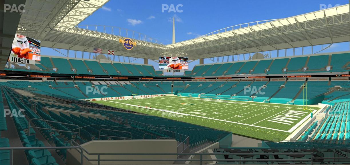 Hard Rock Stadium - Section 240 Seat View