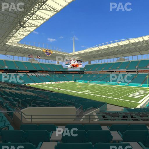 Hard Rock Stadium - Section 240 Seat View