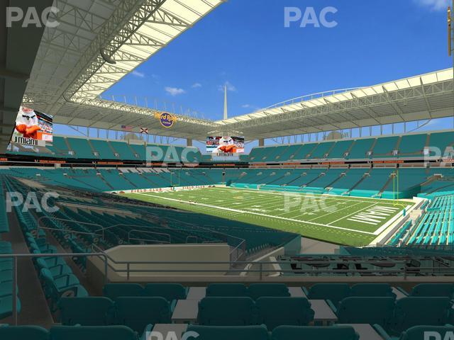 Hard Rock Stadium - Section 240 Seat View Hard Rock Stadium - Section 240 Seat View