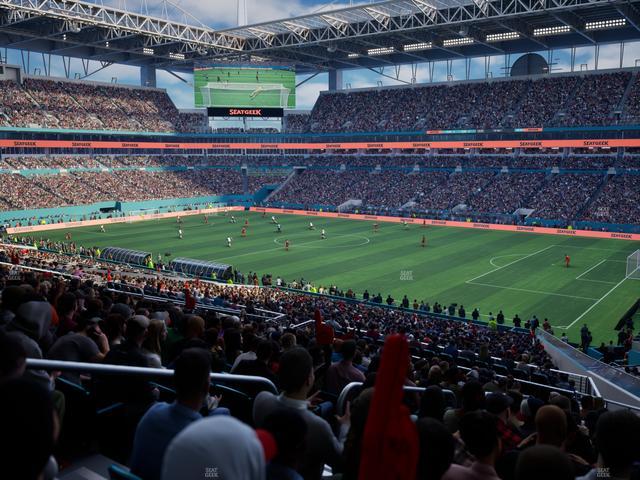 Hard Rock Stadium - Section 241 Seat View Hard Rock Stadium - Section 241 Seat View