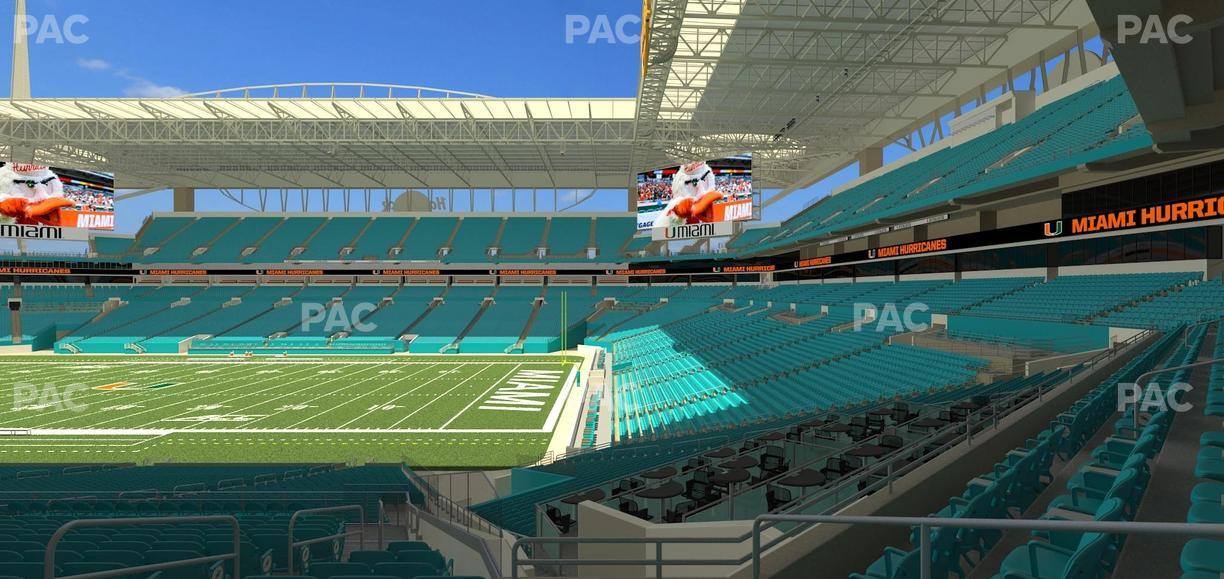 Hard Rock Stadium - Section 241 Seat View