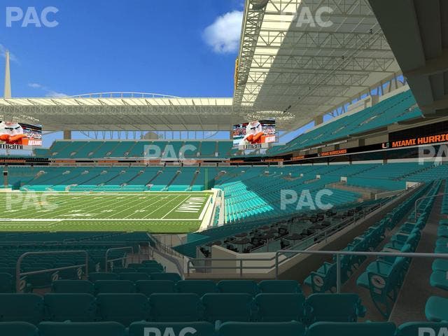 Hard Rock Stadium - Section 241 Seat View