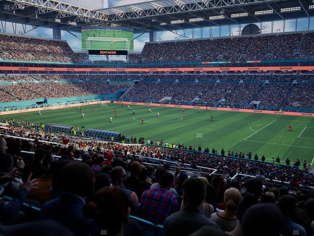 Hard Rock Stadium - Section 242 Seat View Hard Rock Stadium - Section 242 Seat View