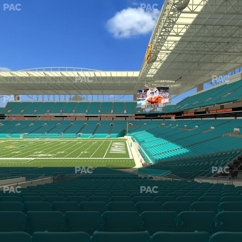Hard Rock Stadium - Section 242 Seat View