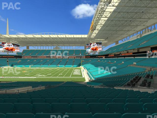 Hard Rock Stadium - Section 242 Seat View Hard Rock Stadium - Section 242 Seat View