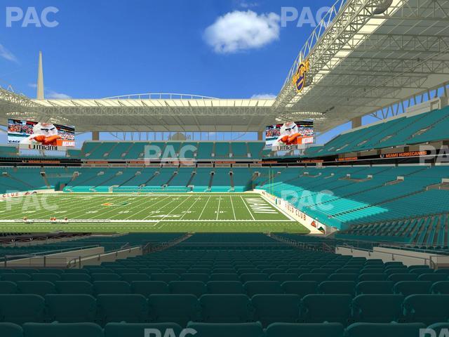 Hard Rock Stadium - Section 243 Seat View Hard Rock Stadium - Section 243 Seat View