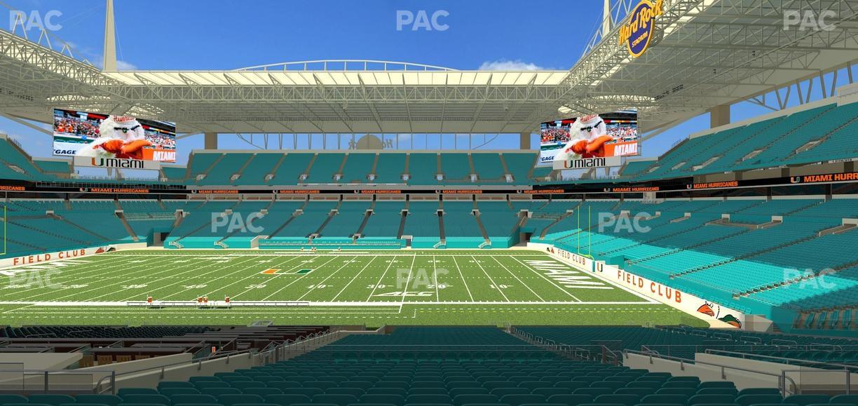 Hard Rock Stadium - Section 244 Seat View