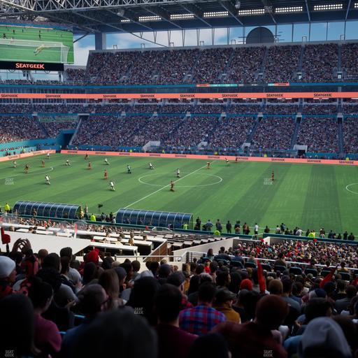 Hard Rock Stadium - Section 244 Seat View