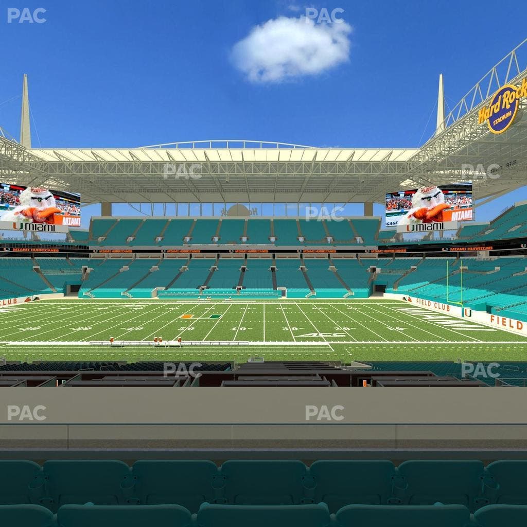 Hard Rock Stadium - Section 245 Seat View
