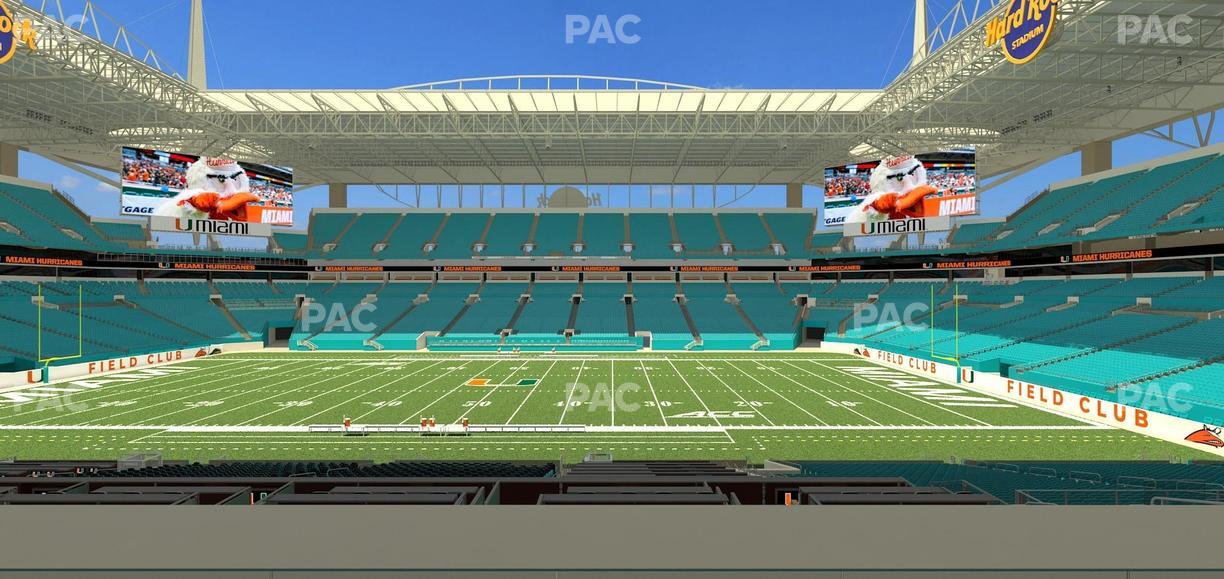 Hard Rock Stadium - Section 245 Seat View