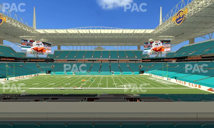 Hard Rock Stadium - Section 245 Seat View