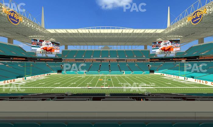 Hard Rock Stadium - Section 246 Seat View