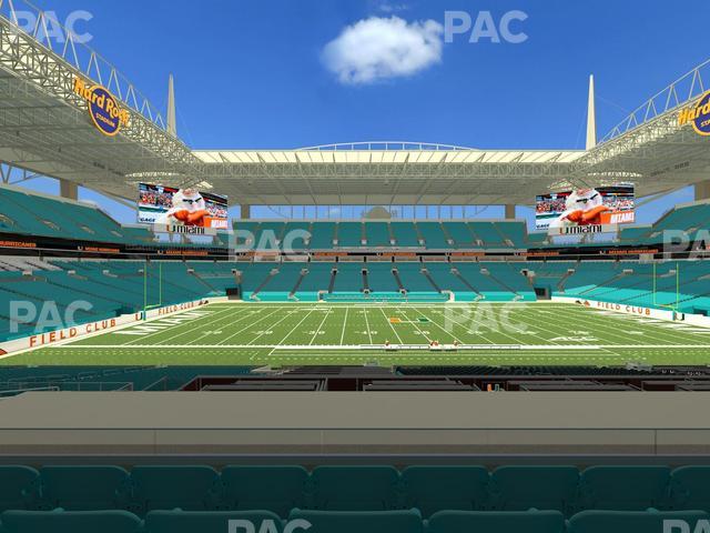 Hard Rock Stadium - Section 247 Seat View Hard Rock Stadium - Section 247 Seat View