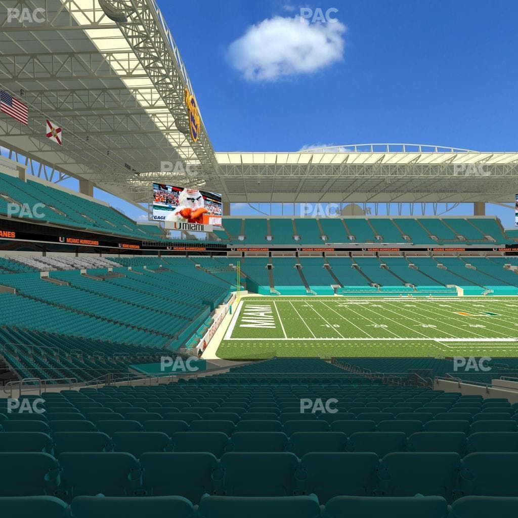 Hard Rock Stadium - Section 250 Seat View