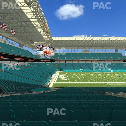 Hard Rock Stadium - Section 250 Seat View