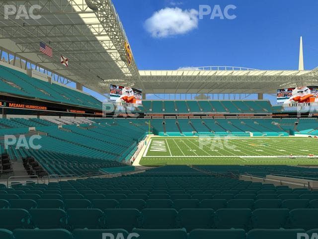 Hard Rock Stadium - Section 250 Seat View