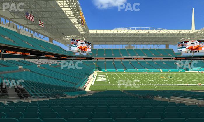 Hard Rock Stadium - Section 250 Seat View