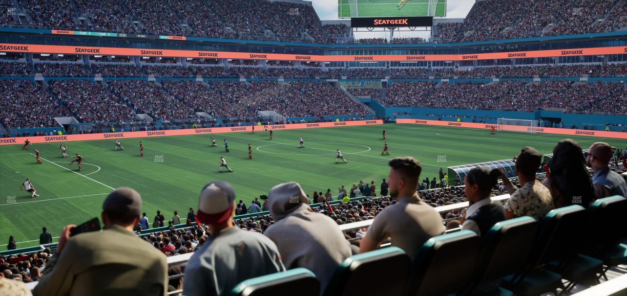 Hard Rock Stadium - Section 250 Seat View