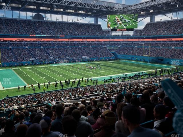 Hard Rock Stadium - Section 250 Seat View