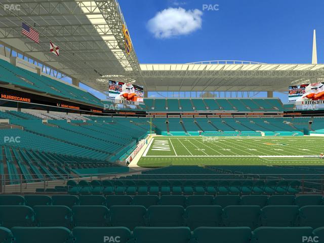 Hard Rock Stadium - Section 250 Seat View