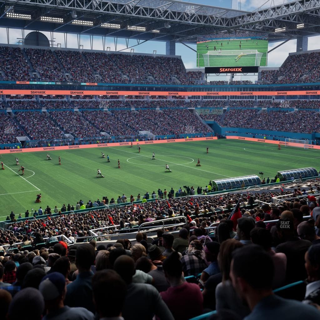 Hard Rock Stadium - Section 250 Seat View