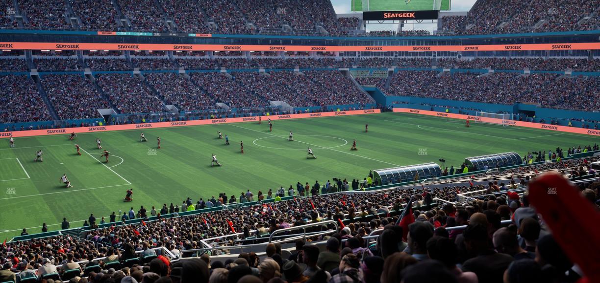 Hard Rock Stadium - Section 250 Seat View