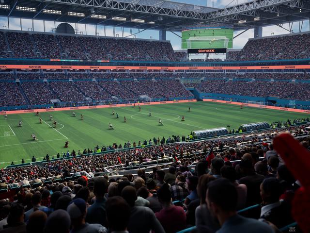 Hard Rock Stadium - Section 250 Seat View Hard Rock Stadium - Section 250 Seat View