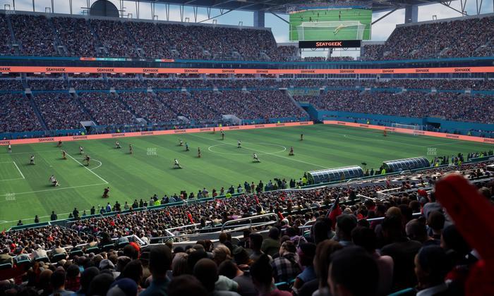 Hard Rock Stadium - Section 250 Seat View