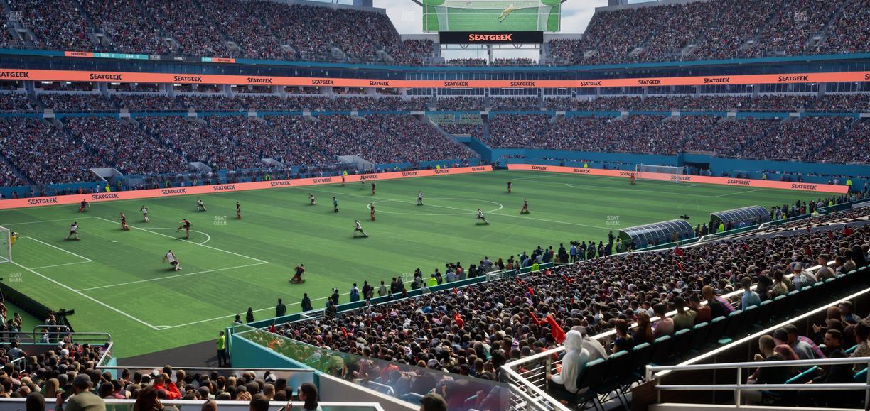 Hard Rock Stadium - Section 252 Seat View