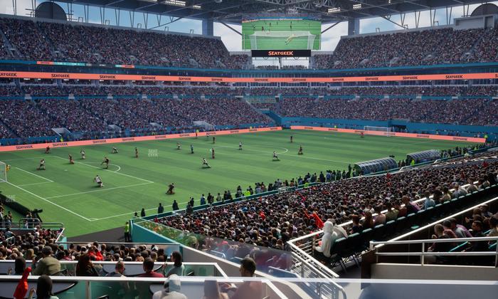 Hard Rock Stadium - Section 252 Seat View