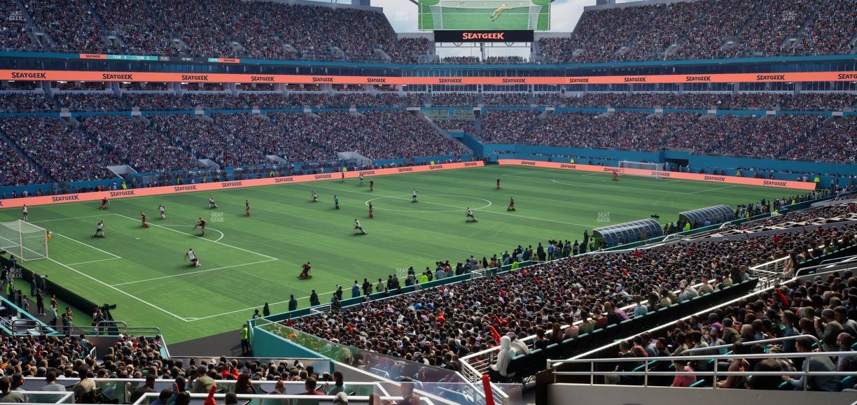 Hard Rock Stadium - Section 252 Seat View