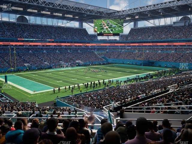 Hard Rock Stadium - Section 252 Seat View