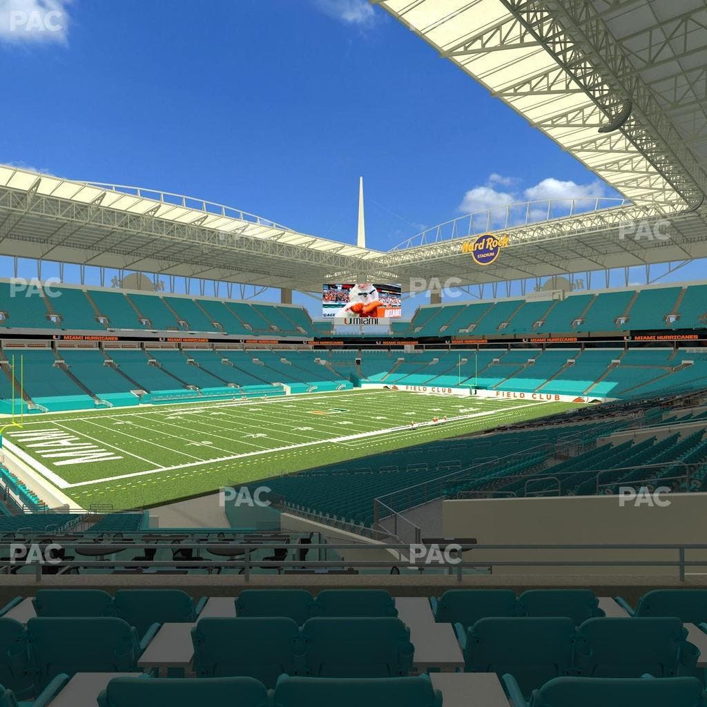 Hard Rock Stadium - Section 252 Seat View