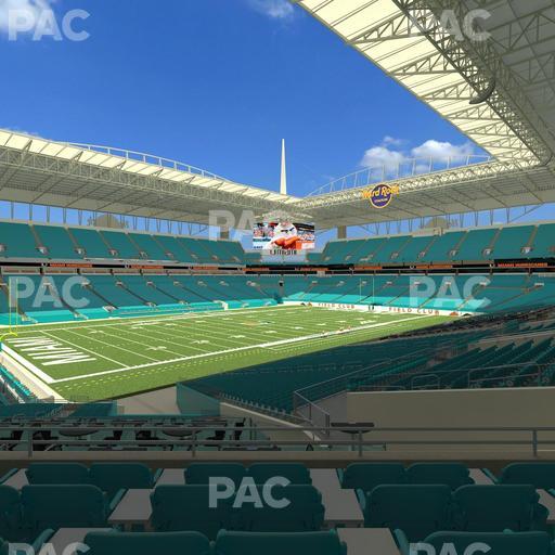Hard Rock Stadium - Section 252 Seat View